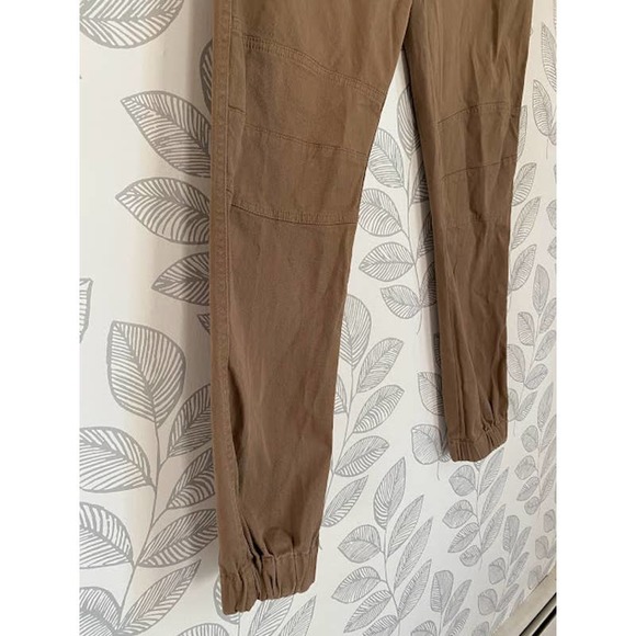 Across the Pond Brown Tie Waist Pants, Size M - Picture 3 of 5